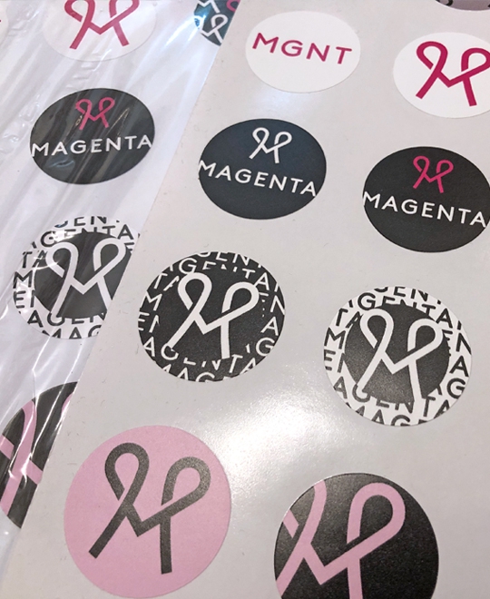 magenta matricák